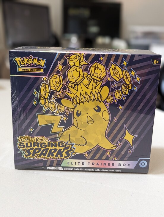 Pokemon Other - NEW ⚡ Surging Sparks ⚡ Elite Trainer Box ETB ⚡ Factory sealed ⚡ Pokemon Cards